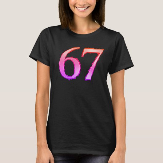 67 Streetwear Graphic T-Shirt Design (Vorderseite)