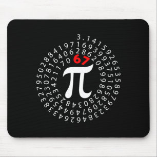 67 Tag sechs sieben Meme-Symbol Mathelehrer Jungen Mousepad