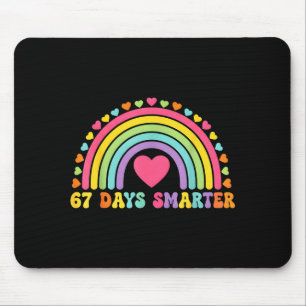 67 Tage intelligenter Regenbogen-Herz-Design für L Mousepad