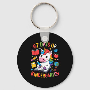 67 Tage Kindergarten-Einhorn-Outfit für Kinder An Schlüsselanhänger