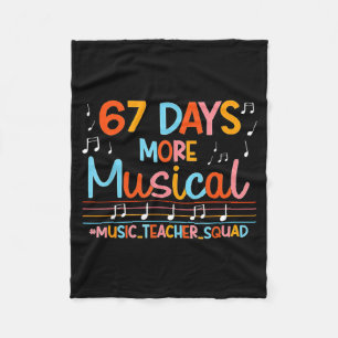 67 Tage mehr Musical Six Seven Meme Musiklehrer  Fleecedecke