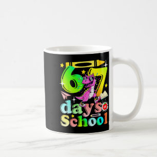 67 Tage Schule Lustig 6-7 Kinder Mädchen Einhorn D Kaffeetasse
