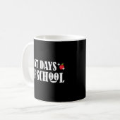 67 Tage Schule Lustiges Six Seven Meme  Kaffeetasse (Vorderseite Links)