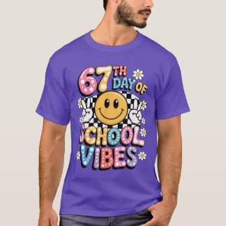 67 Tage Schule Meme 100. Tag der Schule Vibes S T-Shirt