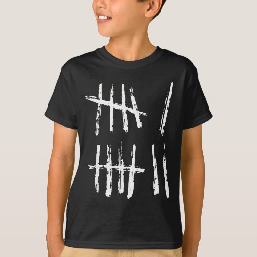 67 Tally Mark Shirt Funny Six Seven 67 Meme 6 7 Nu (Vorderseite)