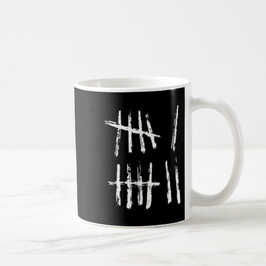 67 Tally Mark Shirt Funny Six Seven 67 Meme 6 7 Nu Kaffeetasse (Rechts)