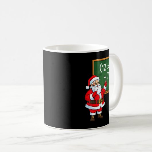 67 Teacher Christmas Santa Six Seven Meme Brainrot Kaffeetasse (VorderseiteRechts)