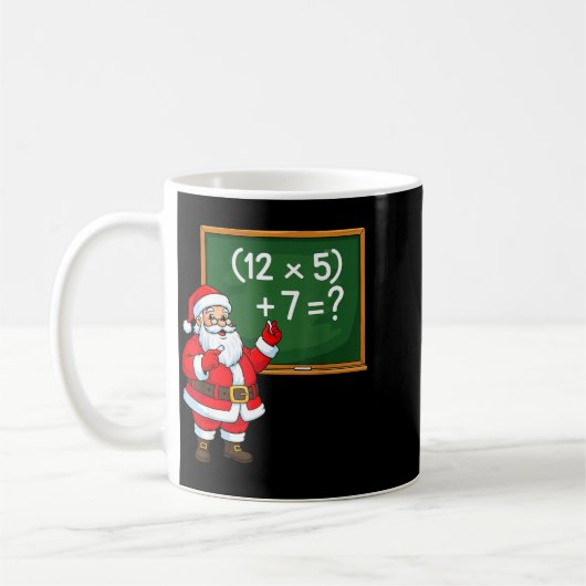 67 Teacher Christmas Santa Six Seven Meme Brainrot Kaffeetasse (Links)