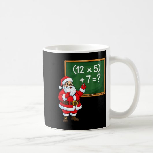 67 Teacher Christmas Santa Six Seven Meme Brainrot Kaffeetasse (Rechts)