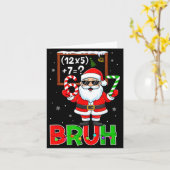 67 Teacher Christmas Santa Six Seven Meme Math Equ Karte (Gelbe Blume)