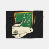 67 Teacher Halloween Ghost Six Seven Meme Brainrot Fleecedecke (Vorderseite (Horizontal))