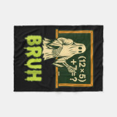 67 Teacher Halloween Ghost Six Seven Meme Brainrot Fleecedecke (Vorderseite (Horizontal))