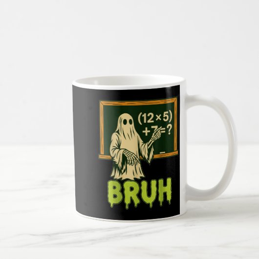 67 Teacher Halloween Ghost Six Seven Meme Brainrot Kaffeetasse (Rechts)
