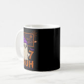 67 Teacher Halloween Ghost Six Seven Meme Math Equ Kaffeetasse (Vorderseite Links)