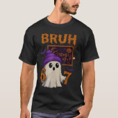 67 Teacher Halloween Ghost Six Seven Meme Math Equ T-Shirt (Vorderseite)