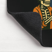 67 Teacher Halloween Skeleton Six Seven Meme Brain Mousepad (Ecke)