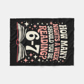 67 Teacher How Many Nights A Week Should You Be Re Fleecedecke (Vorderseite (Horizontal))