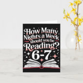 67 Teacher How Many Nights A Week Should You Be Re Karte (Gelbe Blume)