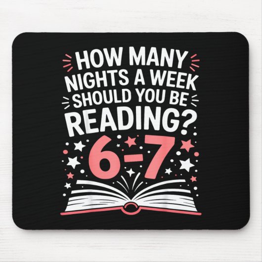 67 Teacher How Many Nights A Week Should You Be Re Mousepad (Vorne)