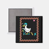 67 Teacher Why Was 6 Afraid Of 7 Because 7 8 9 Six Magnet (Vorderseite/Rückseite)