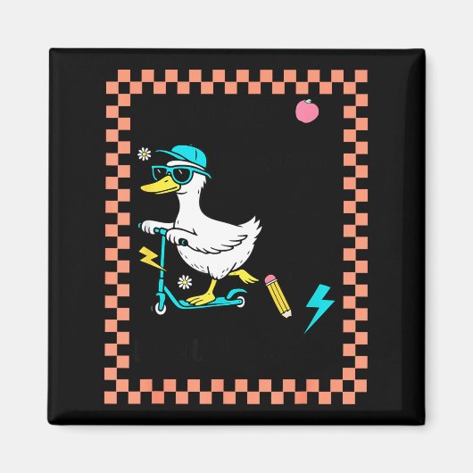 67 Teacher Why Was 6 Afraid Of 7 Because 7 8 9 Six Magnet (Vorne)