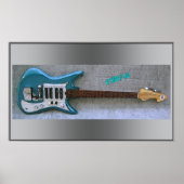 '67 Teisco Gitarre Print Poster (Vorne)