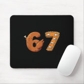 67 Thanksgiving Funny 6 7 Meme Six Seven Turkey Bo Mousepad (Mit Mouse)