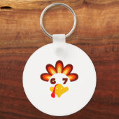 67 Thanksgiving Funny 6 7 Six Seven Turkey Social Schlüsselanhänger (Vorderseite)