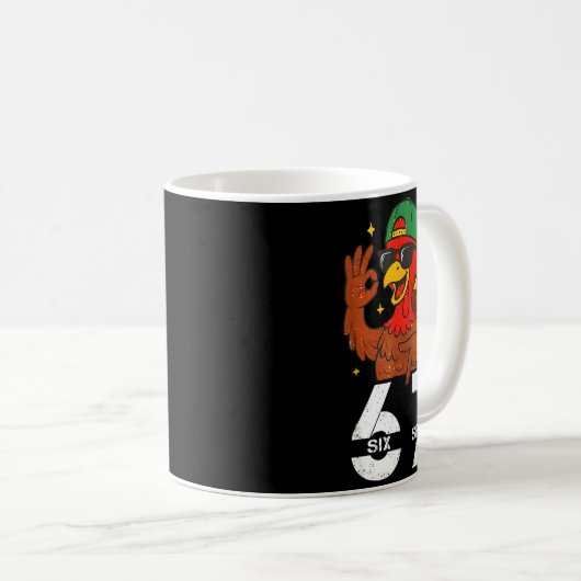 67 Thanksgiving Funny Six Seven Meme 67 Turkey Kaffeetasse (VorderseiteRechts)