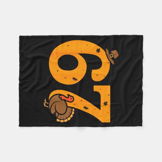 67 Thanksgiving Funny Turkey 67 Meme Thanksgiving Fleecedecke (Vorderseite (Horizontal))