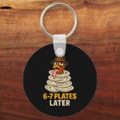 67 Thanksgiving Funny Turkey 6-7 Meme Six Seven Bo Schlüsselanhänger (Vorderseite)