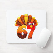 67 Thanksgiving Funny Turkey Costume Six Seven Mem Mousepad (Mit Mouse)