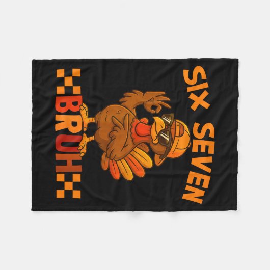 67 Thanksgiving Funny Turkey Thanksgiving 67 Turke Fleecedecke (Vorderseite (Horizontal))