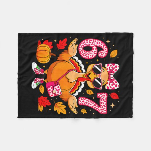 67 Thanksgiving Funny Turkey Thanksgiving 67 Turke Fleecedecke (Vorderseite (Horizontal))