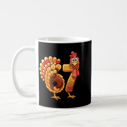 67 Thanksgiving Funny Turkey Thanksgiving 67 Turke Kaffeetasse (Links)