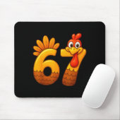 67 Thanksgiving Funny Turkey Thanksgiving 67 Turke Mousepad (Mit Mouse)