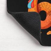 67 Thanksgiving Funny Turkey Thanksgiving 67 Turke Mousepad (Ecke)
