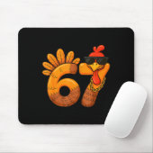 67 Thanksgiving Funny Turkey Thanksgiving 67 Turke Mousepad (Mit Mouse)