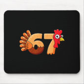 67 Thanksgiving Funny Turkey Thanksgiving 67 Turke Mousepad (Vorne)