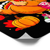 67 Thanksgiving Funny Turkey Thanksgiving 67 Turke Poster (Ecke)