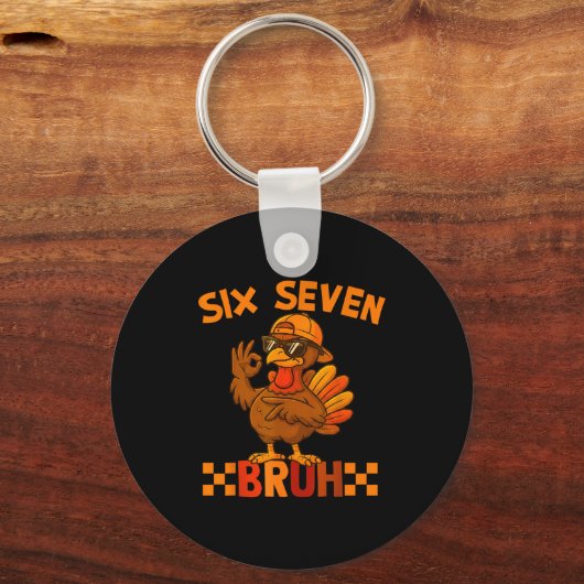 67 Thanksgiving Funny Turkey Thanksgiving 67 Turke Schlüsselanhänger (Vorderseite)
