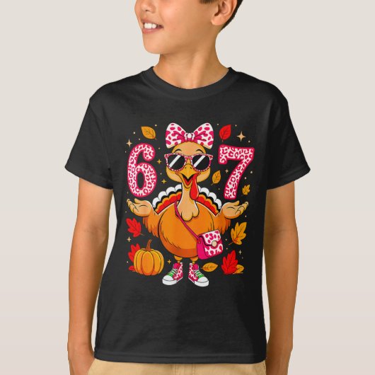 67 Thanksgiving Funny Turkey Thanksgiving 67 Turke T-Shirt (Vorderseite)