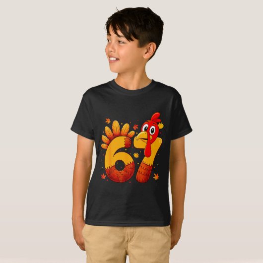 67 Thanksgiving Funny Turkey Thanksgiving 67 Turke T-Shirt (Vorne ganz)