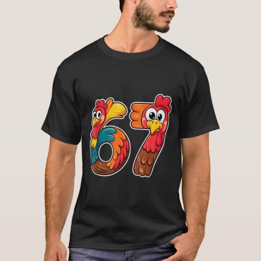 67 Thanksgiving Meme Funny Holiday Six Seven T-Shirt (Vorderseite)