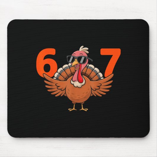 67 Thanksgiving Middle School 6 7 Mousepad (Vorne)