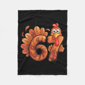 67 Thanksgiving Turkey  Fleecedecke (Vorderseite)