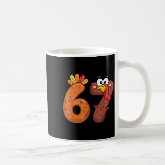 67 Thanksgiving Turkey Kaffeetasse (Rechts)