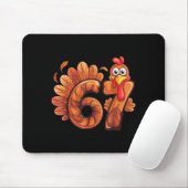 67 Thanksgiving Turkey  Mousepad (Mit Mouse)
