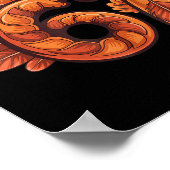 67 Thanksgiving Turkey  Poster (Ecke)