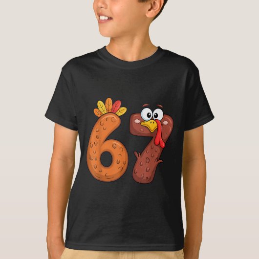 67 Thanksgiving Turkey T-Shirt (Vorderseite)